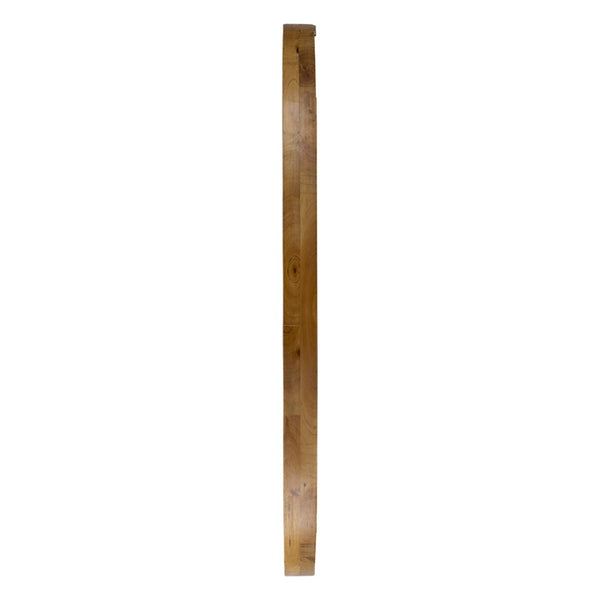 English Elm 24" Oval Fir Wood Framed Wall Mirror Rustic Farmhouse Accent for Entryway or Bath W2078126447