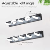 English Elm (Same As W1340110593/L2009) Led Modern Black 5-Light Vanity Lights Fixtures Over Mirror Bath Wall Lighting