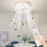 English Elm Bladeless Fan Lamp With Lights Dimmable Led