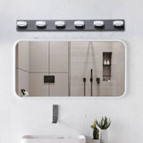 Modern Black 6-Light Vanity Lights for Mirror, Dimmable & Rotatable, 36W LED - Easy Install | 44.90 x 5.10 x 4.30