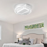 English Elm Bladeless Fan Lamp With Lights Dimmable Led