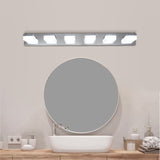 English Elm (Same As W1340110610/L2016) Modern 6-Light Chrome Led Vanity Mirror Light Fixture For Bathrooms and Makeup Tables