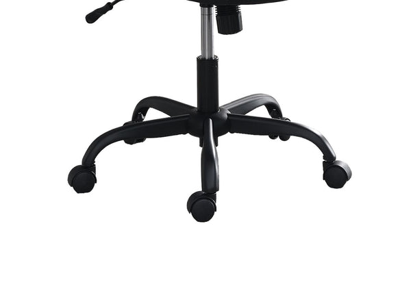 English Elm Office Chair - Ergonomic Black Faux Leather Design With Adjustable Height For Ultimate Comfort B089127400