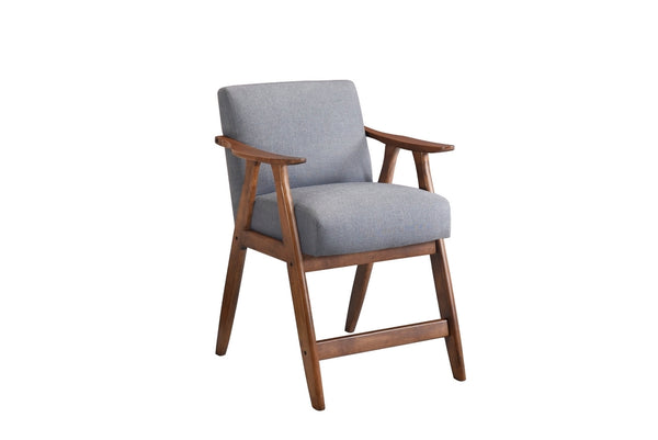 English Elm Contemporary Epione Counter Height Chair with Cushioned Fabric Seat and Backrest, Sturdy Ergonomic Design Gray 42 L x 30.75 W x 13 H B011127369