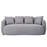 English Elm Upholstered Sofa Set,Modern Arm Chair For Living Room and Bedroom,With 5 Pillows