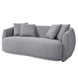 English Elm Upholstered Sofa,Modern Arm Chair For Living Room and Bedroom,With 4 Pillows