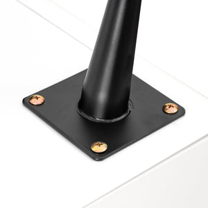 English Elm Modern Night Stand Storage Cabinet - Compact Steel Design With 2 Drawers For Stylish Home Organization W252113552