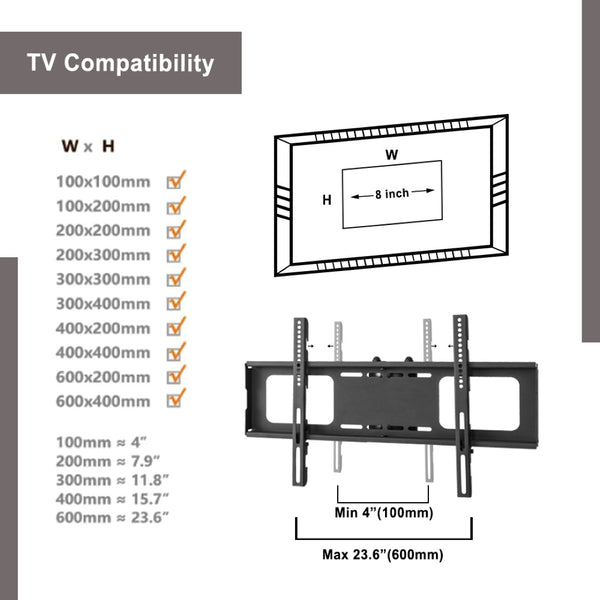 English Elm Black Tempered Glass Tv Stand with Swivel Mount and Three Tier Open Shelving W24104953