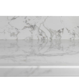 English Elm Montary Engineered Stone Vanity Top Carrara Veining Undermount Sink Polished Finish W50921985