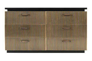 English Elm Modern 4Pc King Bedroom Set: Sustainable Mango Wood With Brass Accents, Storage & Timeless Elegance B009S01020