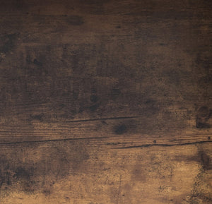 English Elm Twin Reclaimed Barnwood Bookcase Headboard with Six Shelves, 3 Adjustable, Rounded Top Panel, Durable B107P243250