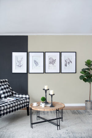 English Elm Set Of 4 Botanical Wall Art Prints – Elegant Home Decor For Living Room, Bedroom, And Hallway W2078130249-GIGA