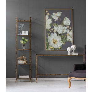 English Elm Set of 2 Square Framed Abstract Watercolor Prints Neutral Gallery Wall Decor W2078130301
