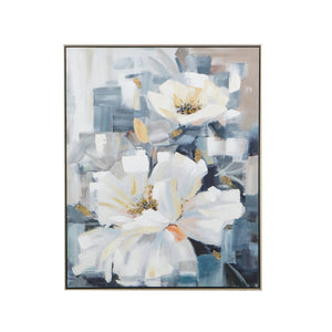 English Elm 32.5" Framed Floral Oil Canvas Hand Painted Large Wall Art for Any Room W2078130295