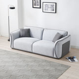 English Elm Grey Couch Upholstered Sofa, Modern Sofa For Living Room, Couch For Small Spaces.