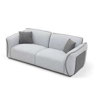 English Elm Grey Couch Upholstered Sofa, Modern Sofa For Living Room, Couch For Small Spaces.