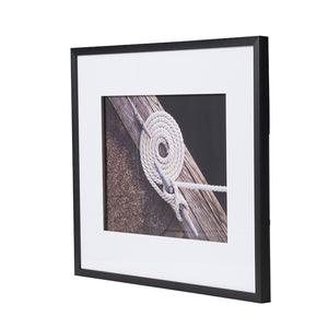 English Elm 30" Nautical Rope Knot Framed Print Set of 3 Black Gallery Wall Art Coastal Decor W2078130326