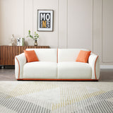 English Elm Beige Couch Upholstered Sofa, Modern Sofa For Living Room, Couch For Small Spaces.