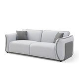 English Elm Grey Couch Upholstered Sofa, Modern Sofa For Living Room, Couch For Small Spaces.