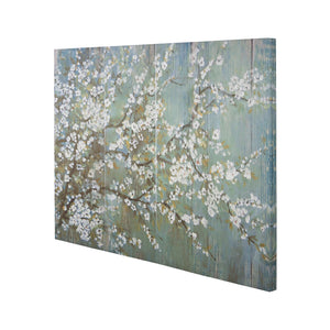 English Elm 18.5" Cherry Blossom Four Panel Canvas Wall Art Set for Living Room or Bedroom W2078130318