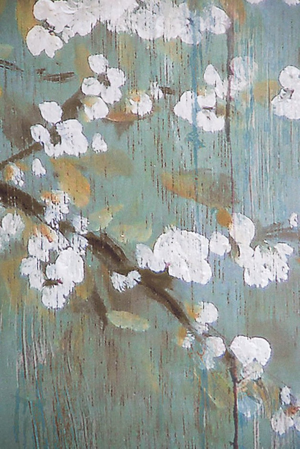 English Elm 18.5" Cherry Blossom Four Panel Canvas Wall Art Set for Living Room or Bedroom W2078130318