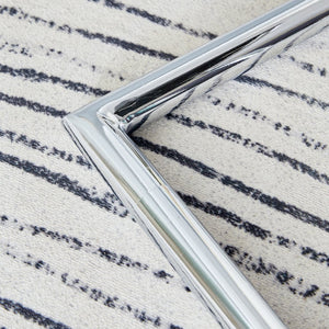 English Elm Equipped modern faux leather dining chairs with metal legs, high-density foam comfort for versatile rooms Light Gray W1151102507