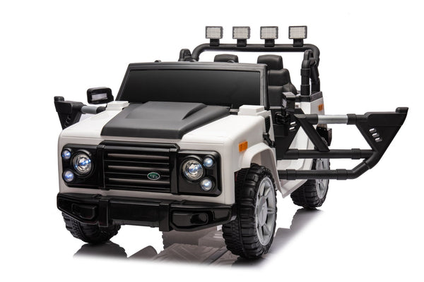 English Elm 12v7a Kids Ride on Off Road Car with Leather Seat Remote Control and Open Doors W1620122090