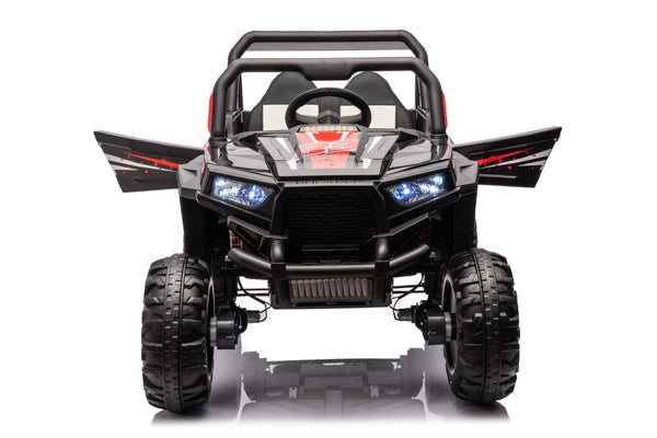 English Elm 12v7a*2 Kids Four Wheel Drive Ride on Car with Leather Seat and 2.4g Remote W1620113611