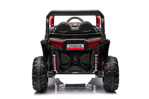 English Elm 12v7a*2 Kids Four Wheel Drive Ride on Car with Leather Seat and 2.4g Remote W1620113611