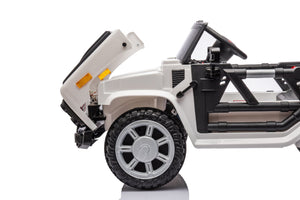 English Elm 12v7a Kids Ride on Off Road Car with Leather Seat Remote Control and Open Doors W1620122090
