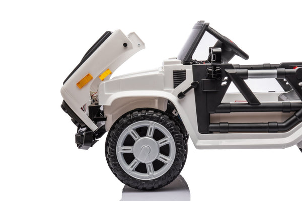 English Elm 12v7a Kids Ride on Off Road Car with Leather Seat Remote Control and Open Doors W1620122090