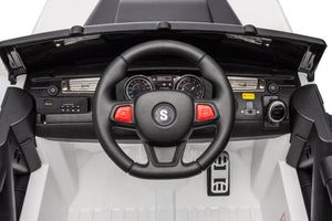 English Elm 12v7a Kids Ride on Off Road Car with Leather Seat Remote Control and Open Doors W1620122090