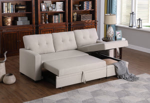 English Elm replacement 5014-ArmrestR Beige Linen for Pull-Out Loveseat B102S0004 Replacement Twin Sleeper Armrest B102P216226