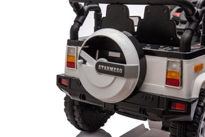 English Elm 12v7a Kids Ride on Off Road Car with Leather Seat Remote Control and Open Doors W1620122090