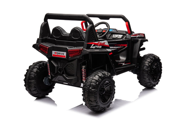 English Elm 12v7a*2 Kids Four Wheel Drive Ride on Car with Leather Seat and 2.4g Remote W1620113611