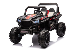 English Elm 12v7a*2 Kids Four Wheel Drive Ride on Car with Leather Seat and 2.4g Remote W1620113611