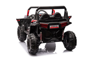 English Elm 12v7a*2 Kids Four Wheel Drive Ride on Car with Leather Seat and 2.4g Remote W1620113611