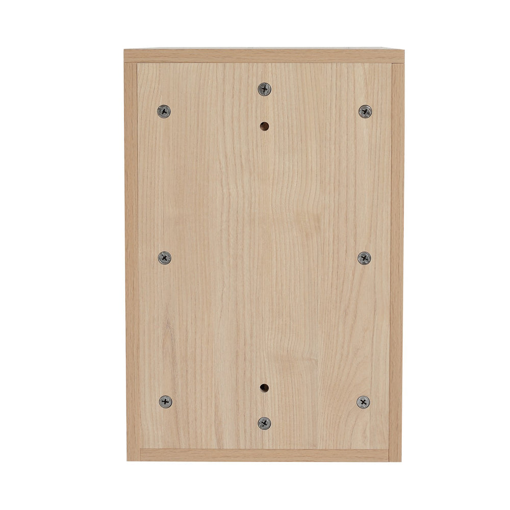 English Elm 60 Inch Modern Soft Close Bathroom Vanity Set With Ceramic Sink, Storage Shelves & Stylish Handles W999S00137