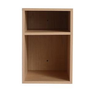 English Elm 12 Compact Wall Storage Shelf Unit with Adjustable Two-Tier Design, Eco Plywood, Water-Resistant Finish W999125014