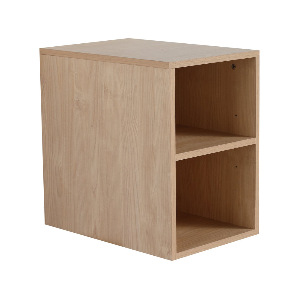 English Elm 12 Compact Wall Storage Shelf Unit with Adjustable Two-Tier Design, Eco Plywood, Water-Resistant Finish W999125014