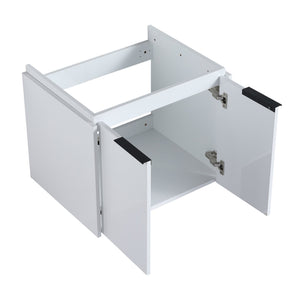 English Elm 48 Inch Soft Close Bathroom Vanity With Sink, Smart Storage & Modern Design For Small Spaces W999S00112