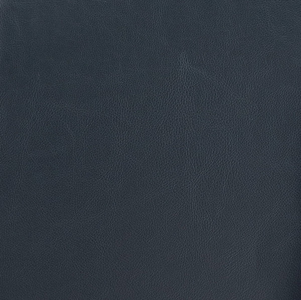 English Elm Vanity Dark Brown Cushioned Stool with Vinyl Seat, Easy-Clean Black Cushion, Taupe Legs Finish, Compact Design for Dressing Room Comfort and Style B107131432