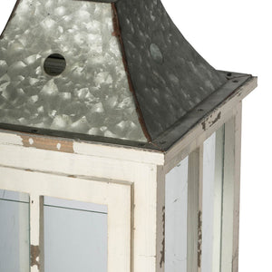 English Elm Wooden Candle Lantern Set – Rustic Hurricane Holders For Home, Garden, Weddings, Indoor & Outdoor Use W2078131628-GIGA