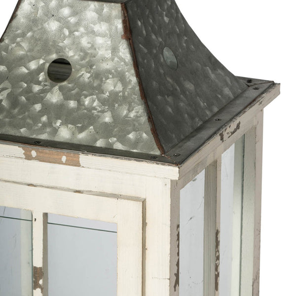 English Elm Wooden Candle Lantern Set – Rustic Hurricane Holders For Home, Garden, Weddings, Indoor & Outdoor Use W2078131628-GIGA