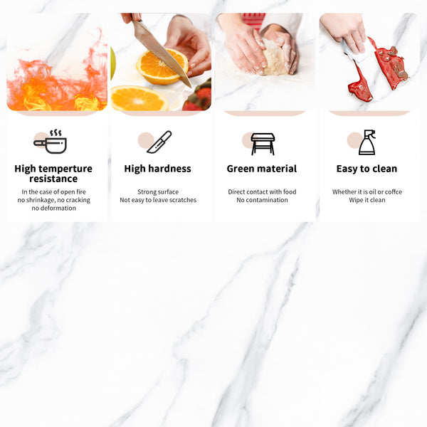 English Elm 63" Modern Crescent Sintered Stone Dining Table with Moon-Shaped Steel Legs, Seats 6-8 Comfortably White W1535S00268