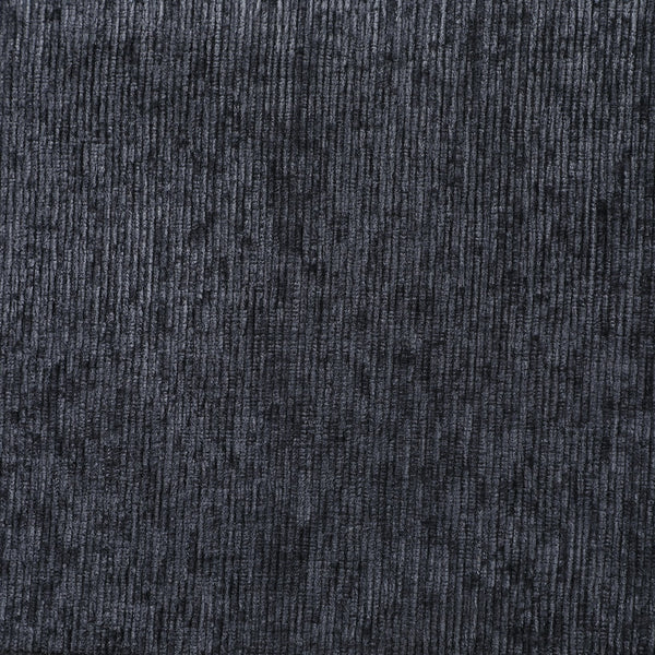 English Elm Gina Chenille Sectional Sofa with Ottoman — Black, USB Cupholder Console, Removable Cushions, Modular Comfort B102S00031