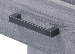 English Elm Contemporary Gray Nightstand with 2 Drawers, 23"H x 22"W x 18"D, Sleek Durable Particleboard Accent Table, Easy Assembly B078107863