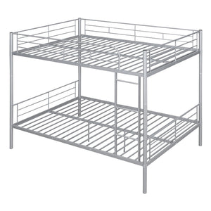 English Elm Full Over Metal Bunk Bed Convertible Iron Frame for Kids and Guest Rooms MF310408AAN