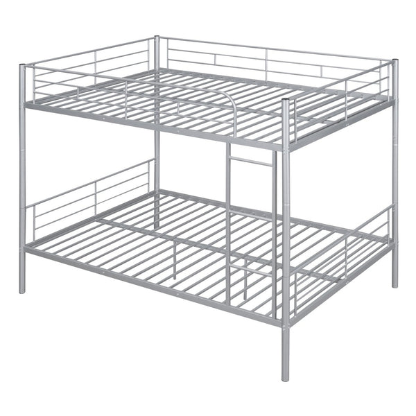 English Elm Full Over Metal Bunk Bed Convertible Iron Frame for Kids and Guest Rooms MF310408AAN