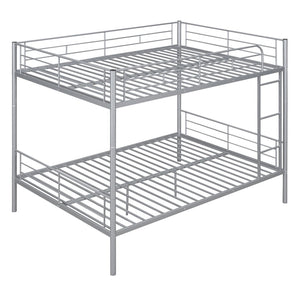 English Elm Full Over Metal Bunk Bed Convertible Iron Frame for Kids and Guest Rooms MF310408AAN
